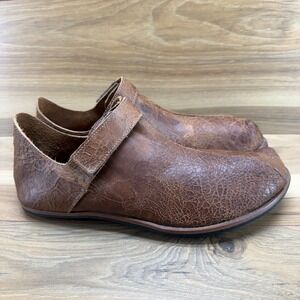 CYDWOQ Slope Mens Shoes 10.5 EU 44 Brown Leather Handmade in The USA